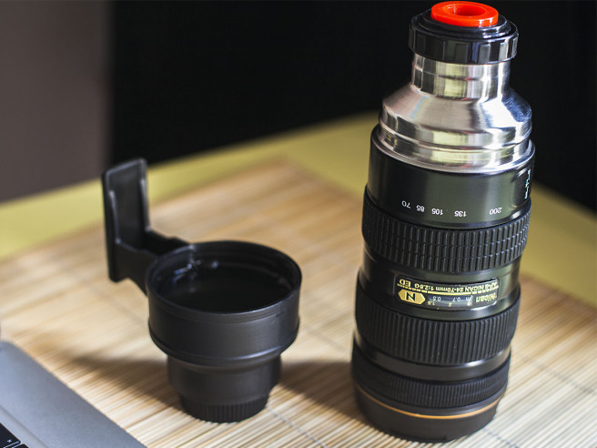 Thermos Flask Camera Lens CoolGift